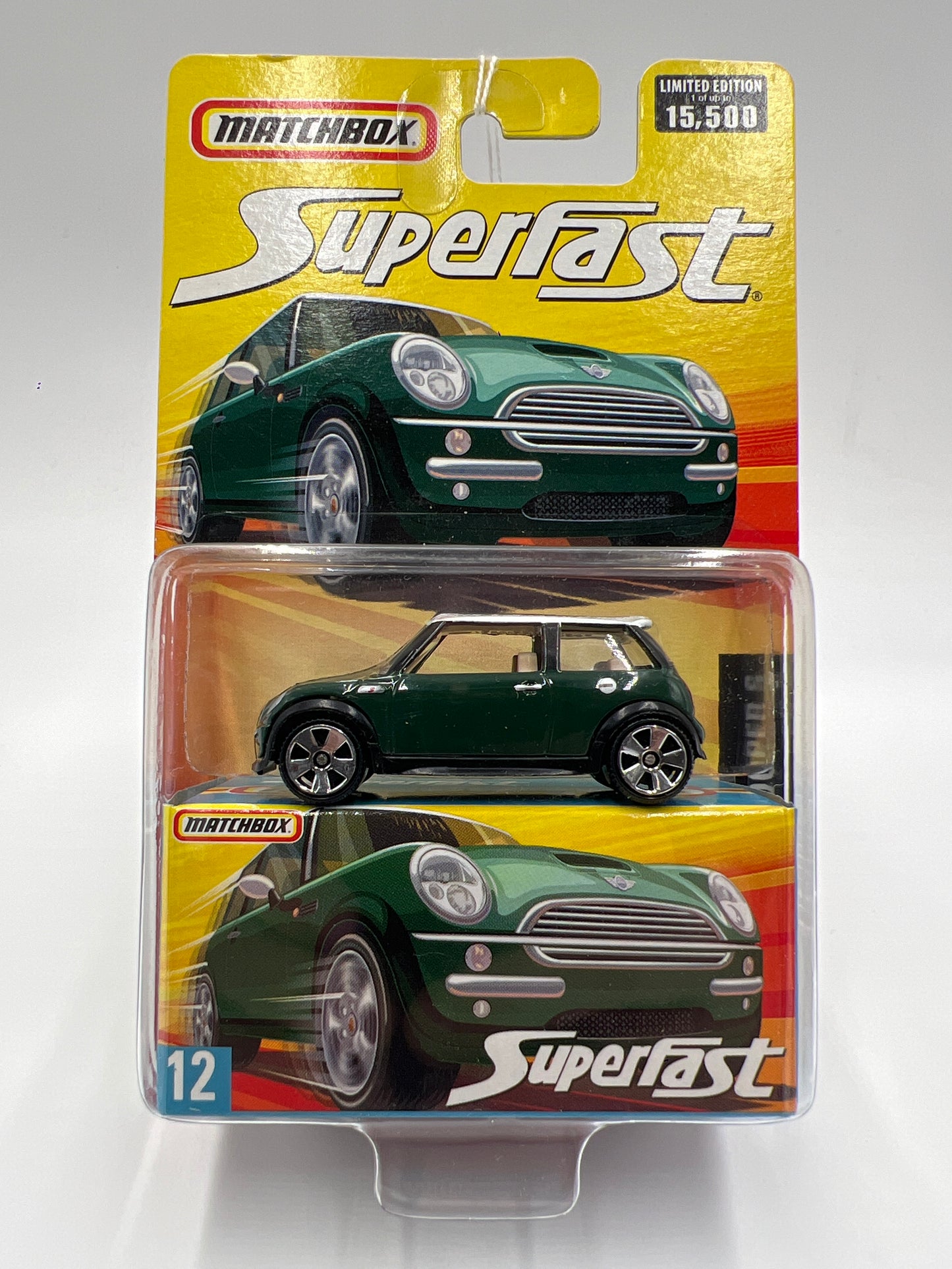 Matchbox Superfast #12 Mini Cooper S Green 167Q