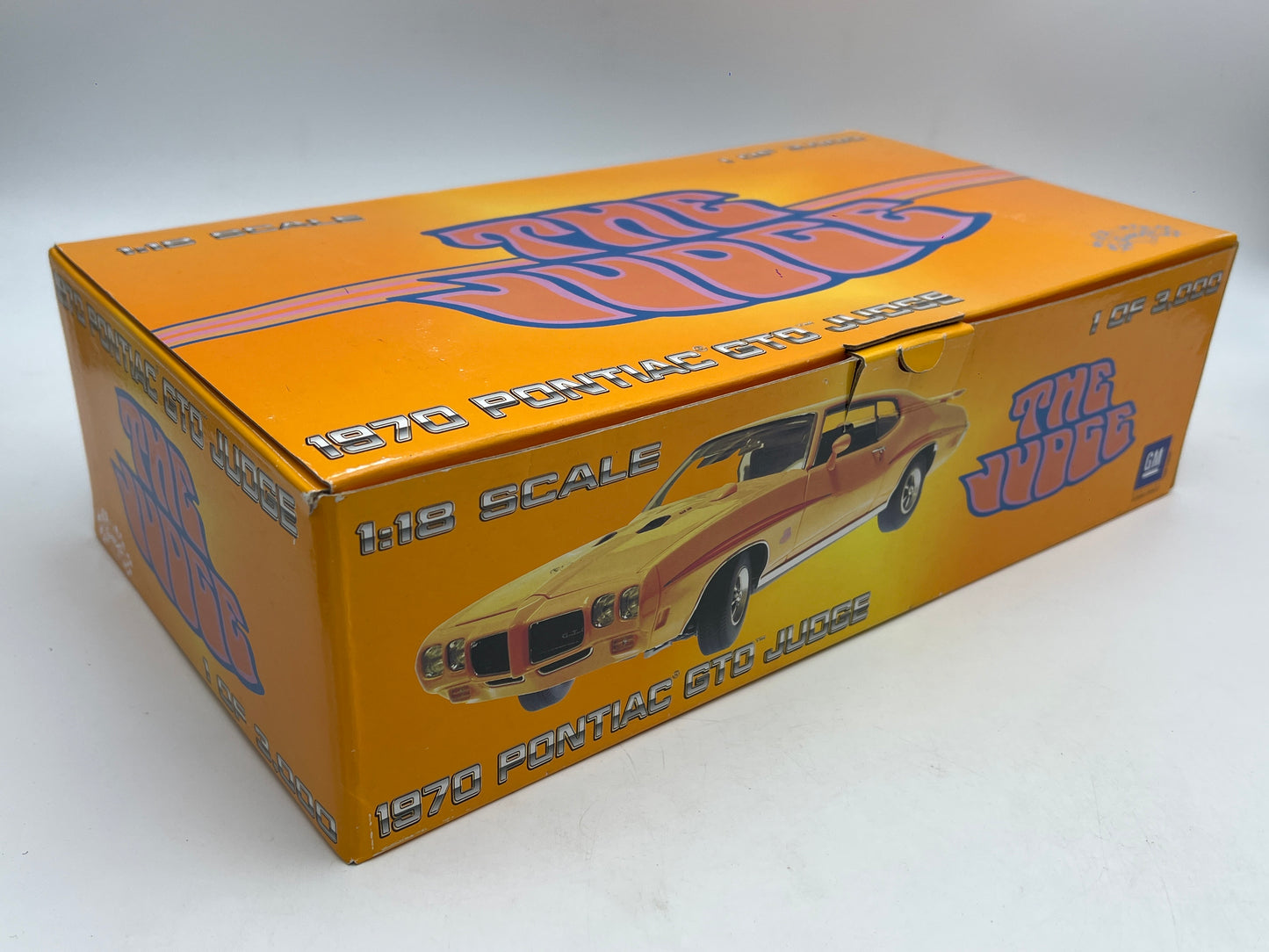 GMP 1/18 Scale 1/3000 1970 Pontiac GTO Judge Orange W/Box