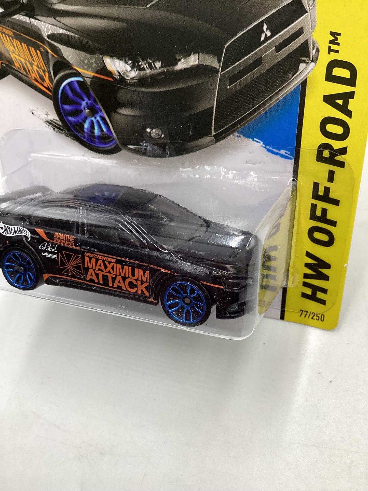 2015 Hot Wheels Off Road #77 2008 Lancer Evolution 92E