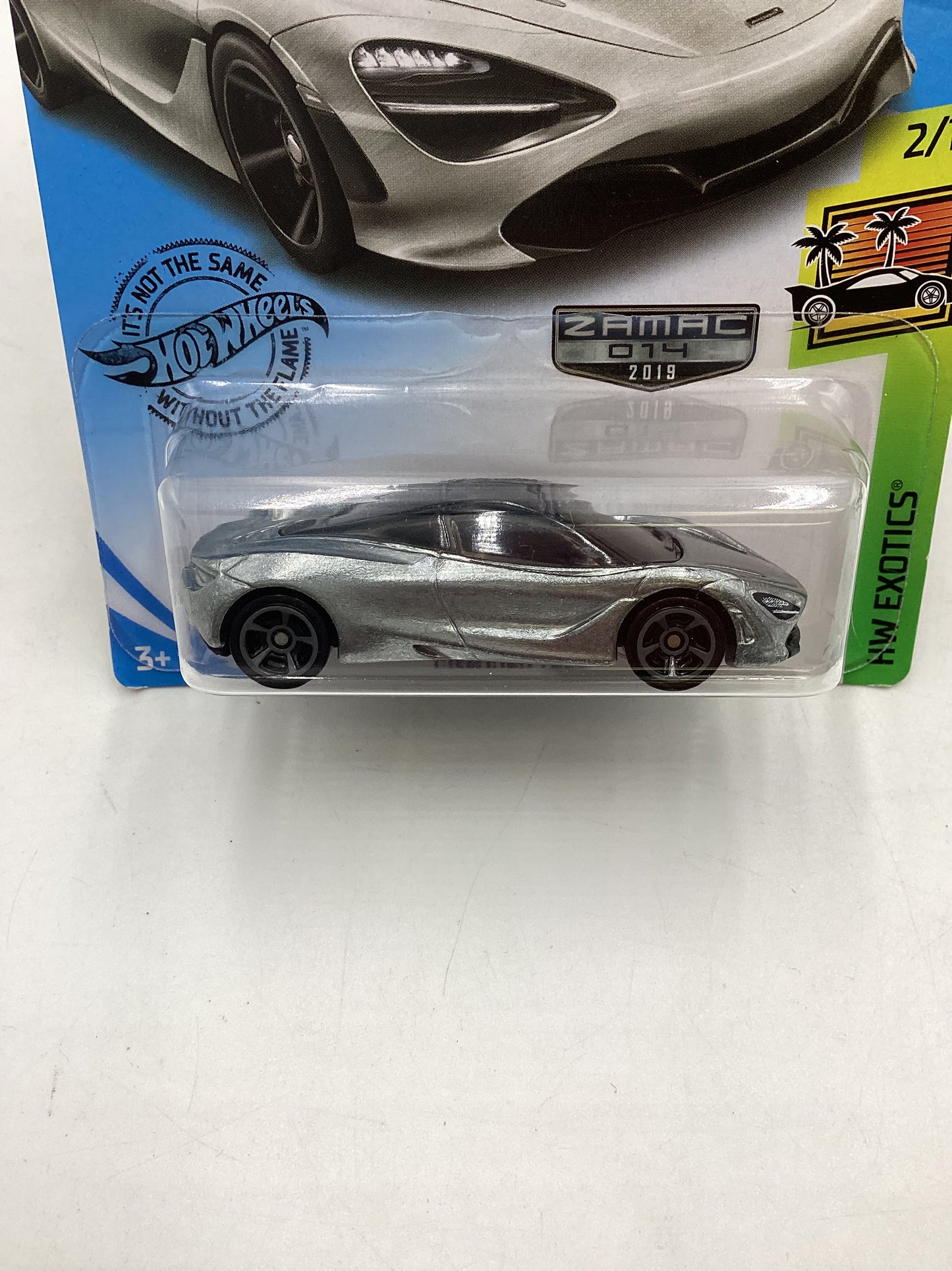 2019 Hot wheels#221  McLaren 720S Zamac #14 147G