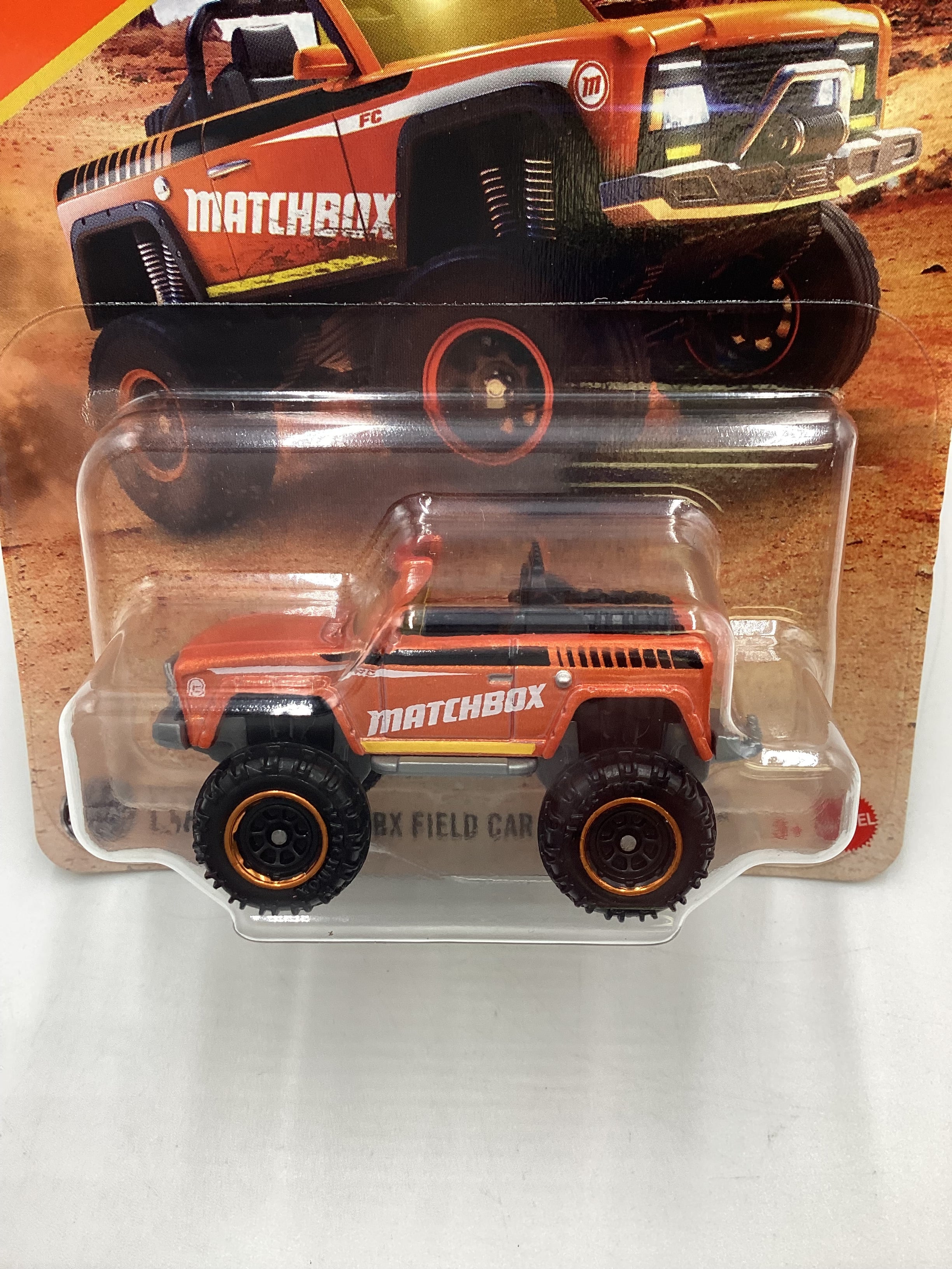 2025 Matchbox #93 MBX Field Car Convertible Orange 213H
