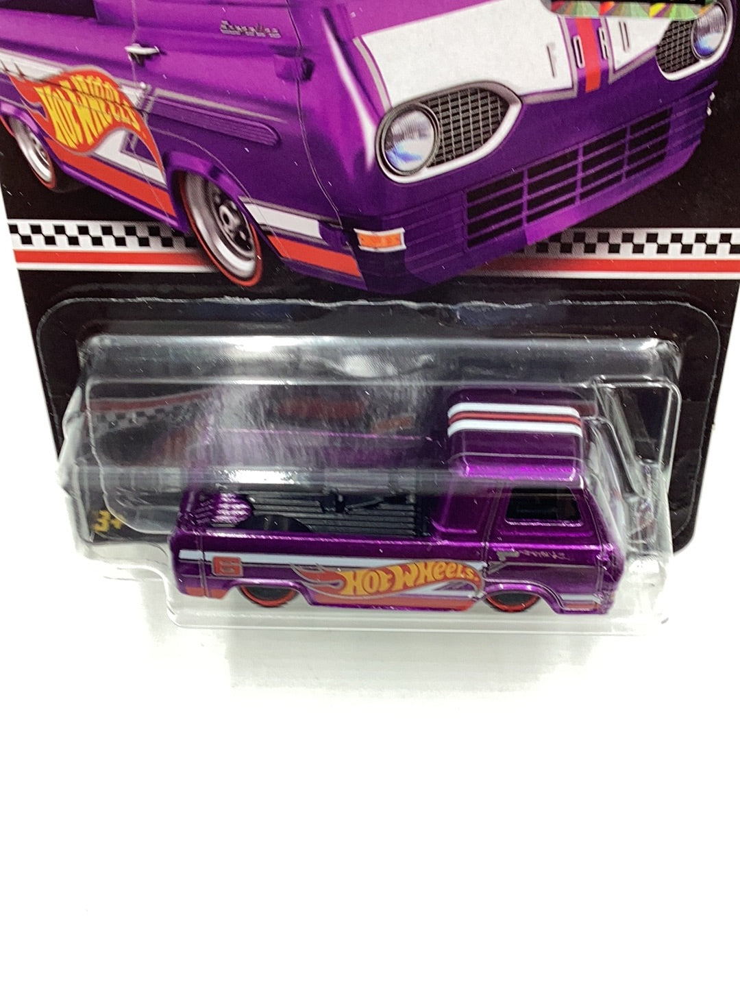 2020 hot wheels redline club 60’s Ford Econoline Pickup factory sealed sticker with protector