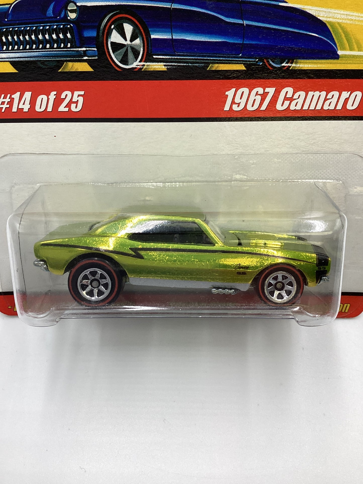 Hot wheels classics series 1 #14 1967 Camaro Antifreeze (SR)