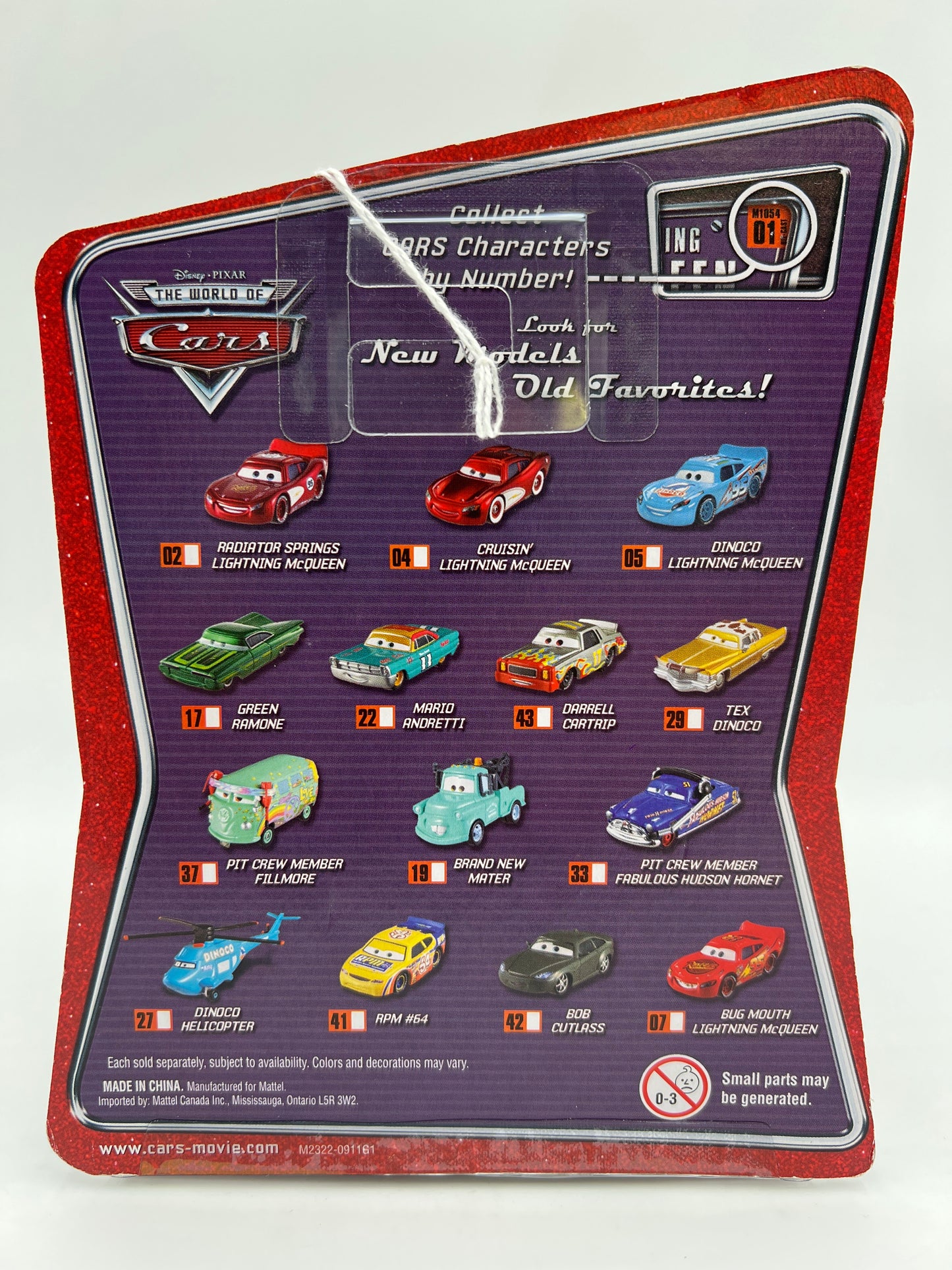 Disney Pixar The World Of Cars #37 Pit Crew Member Fillmore 139E