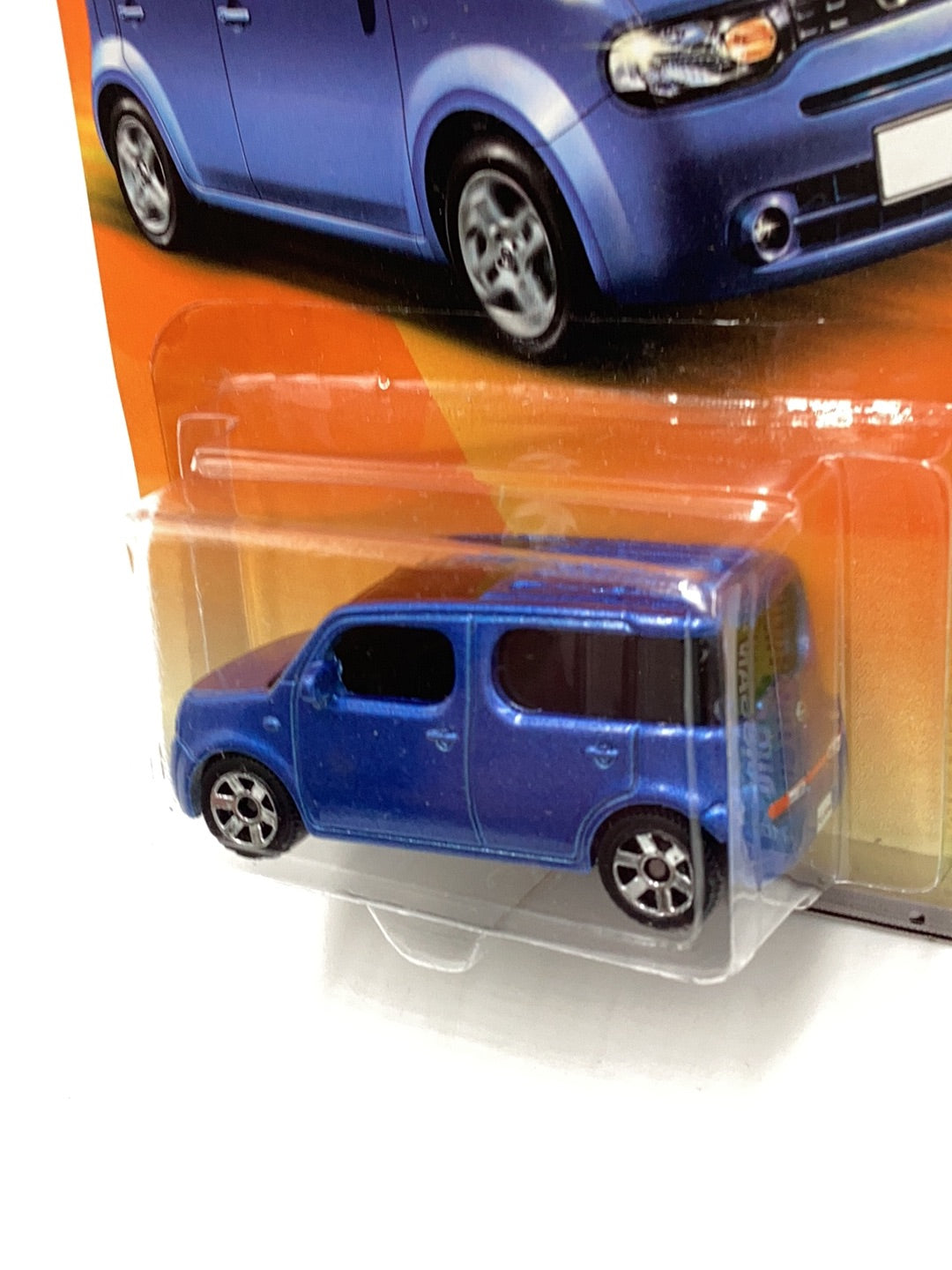 Matchbox Metro Rides #30 Nissan Cub rare blue color with protector