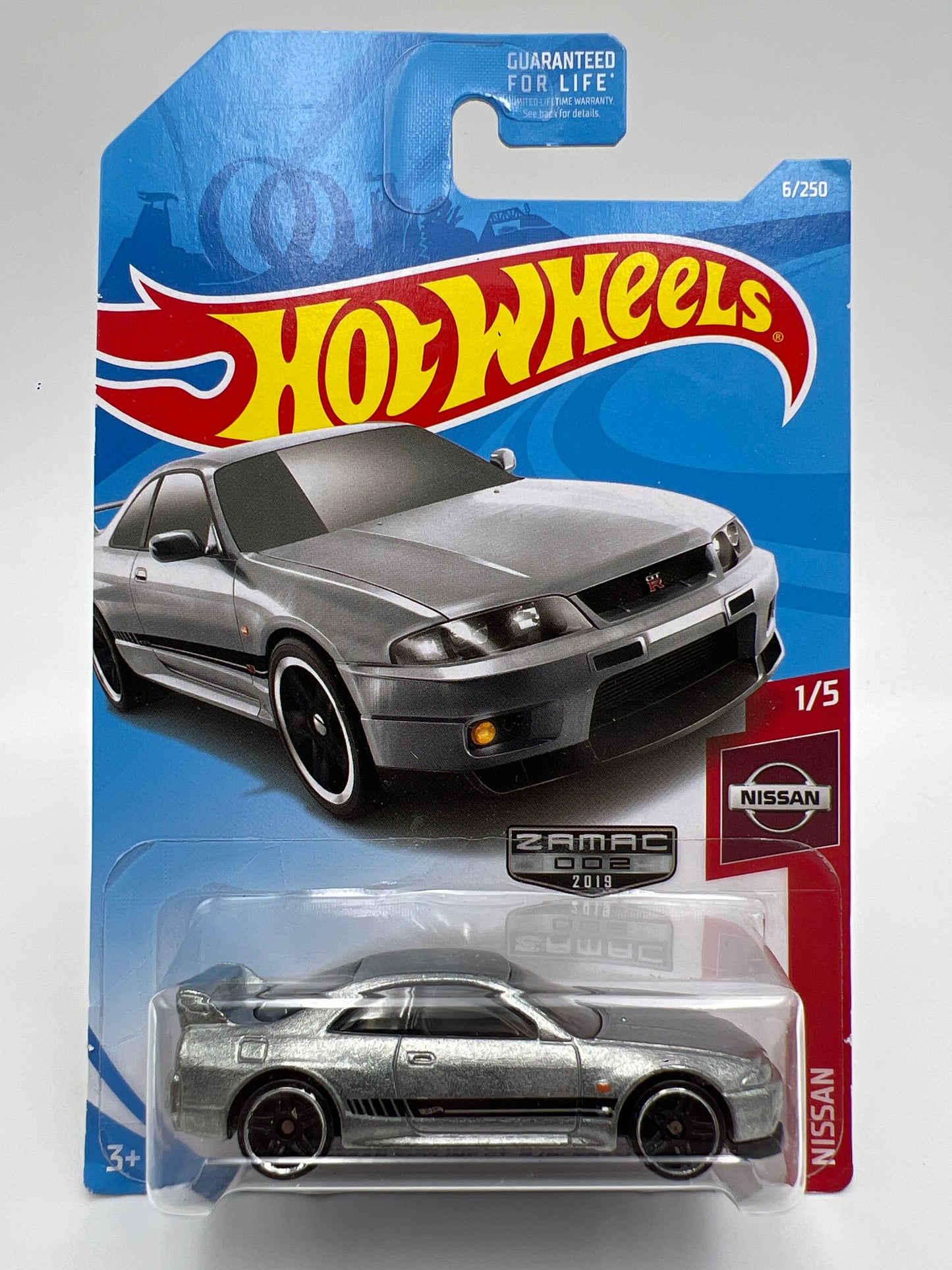 2019 Hot Wheels Walmart Zamac 2 #6 Nissan Skyline GT-R R33 BCNR33 W/Protector