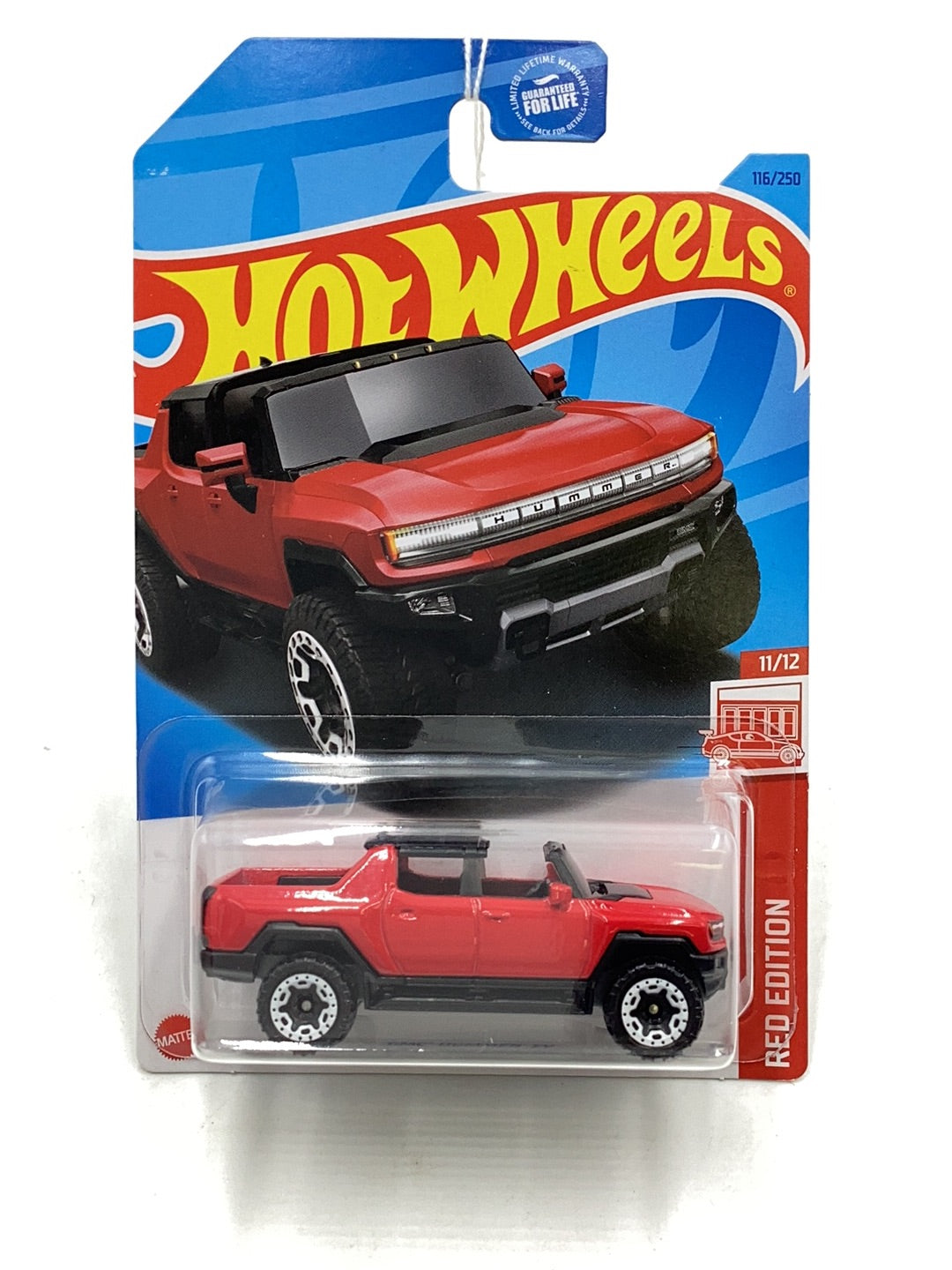 2023 Hot Wheels #116 GMC Hummer EV Red Edition