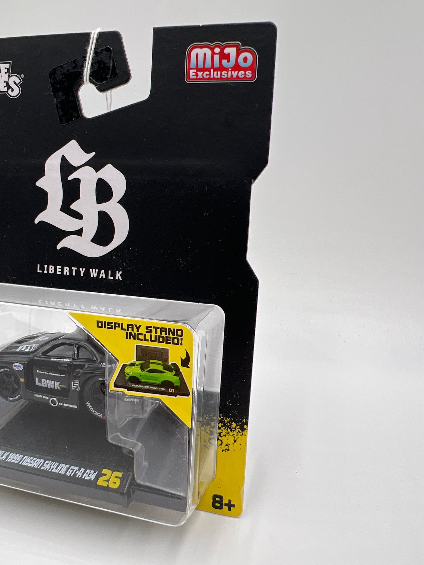 Muscle Machines Mijo Exclusives Liberty Walk #26 1999 Nissan Skyline GT-R R34 Black SR