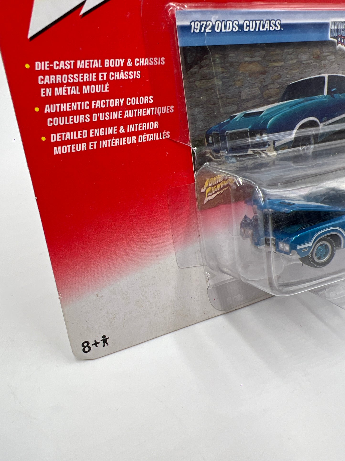 Johnny Lightning Muscle Cars USA #46 1972 Olds Cutlass Blue