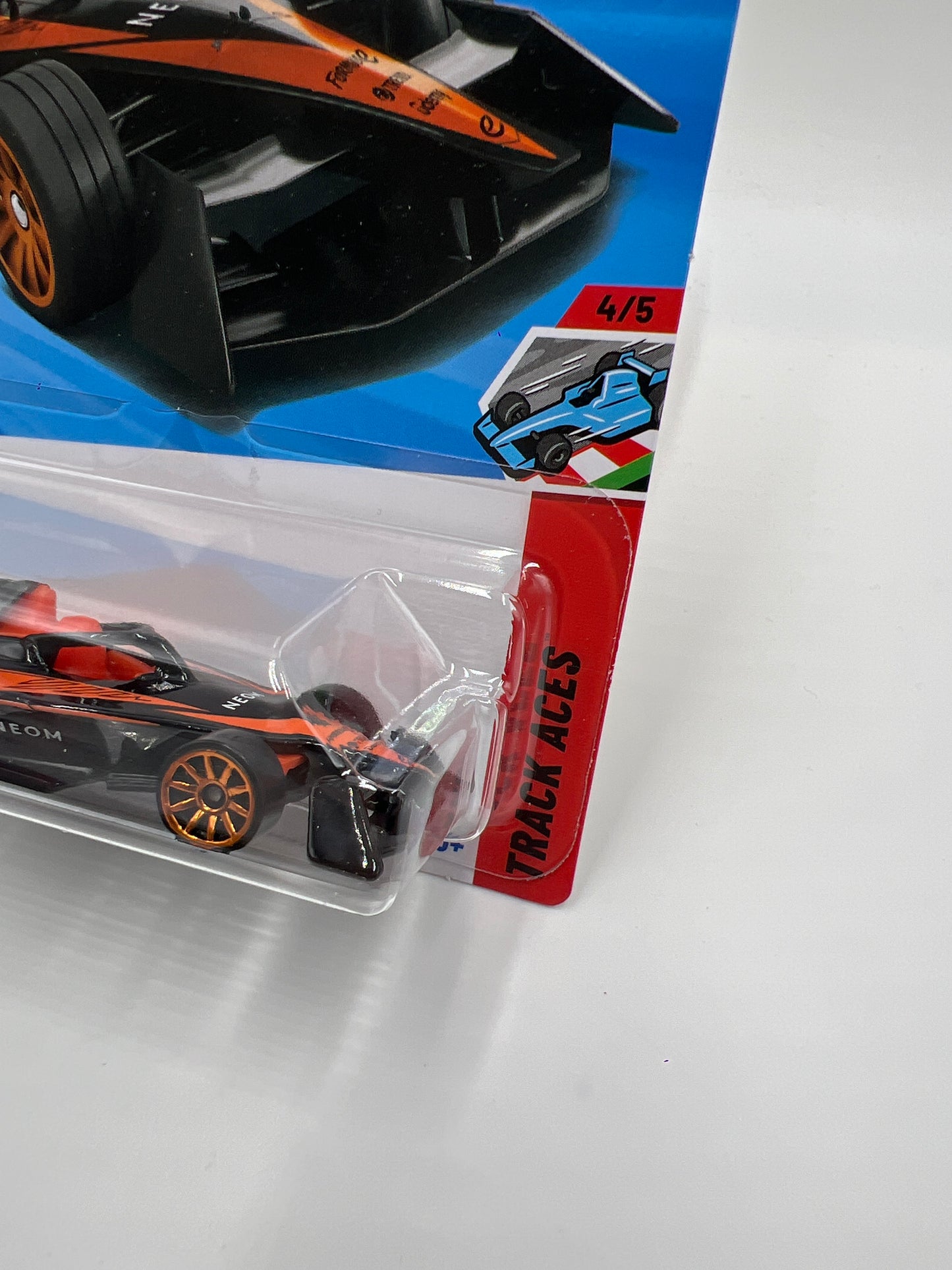 2025 Hot Wheels N Case Track Aces #194 Formula E Gen3 McLaren Black/Orange 114C