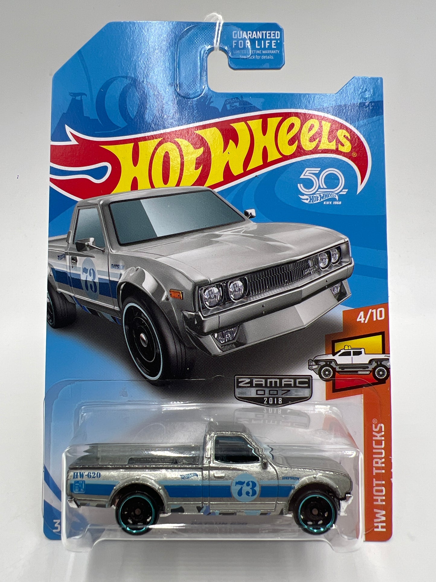 2018 Hot Wheels Walmart Exclusive Zamac 7 Datsun 620 150B