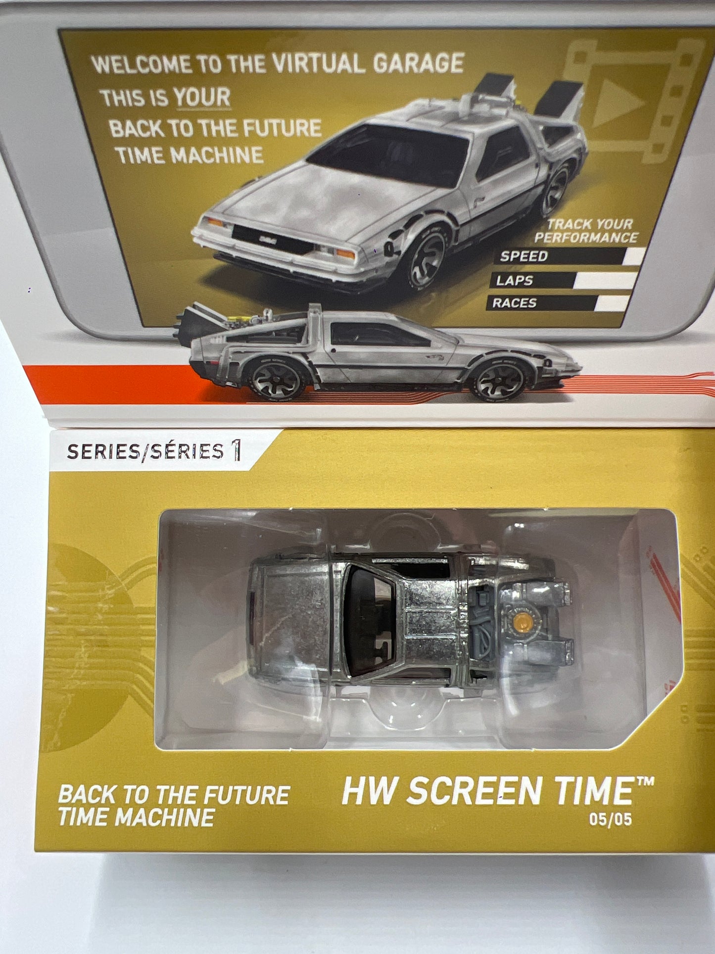 Hot Wheels iD Back To The Future Time Machine Series 1 Sealed