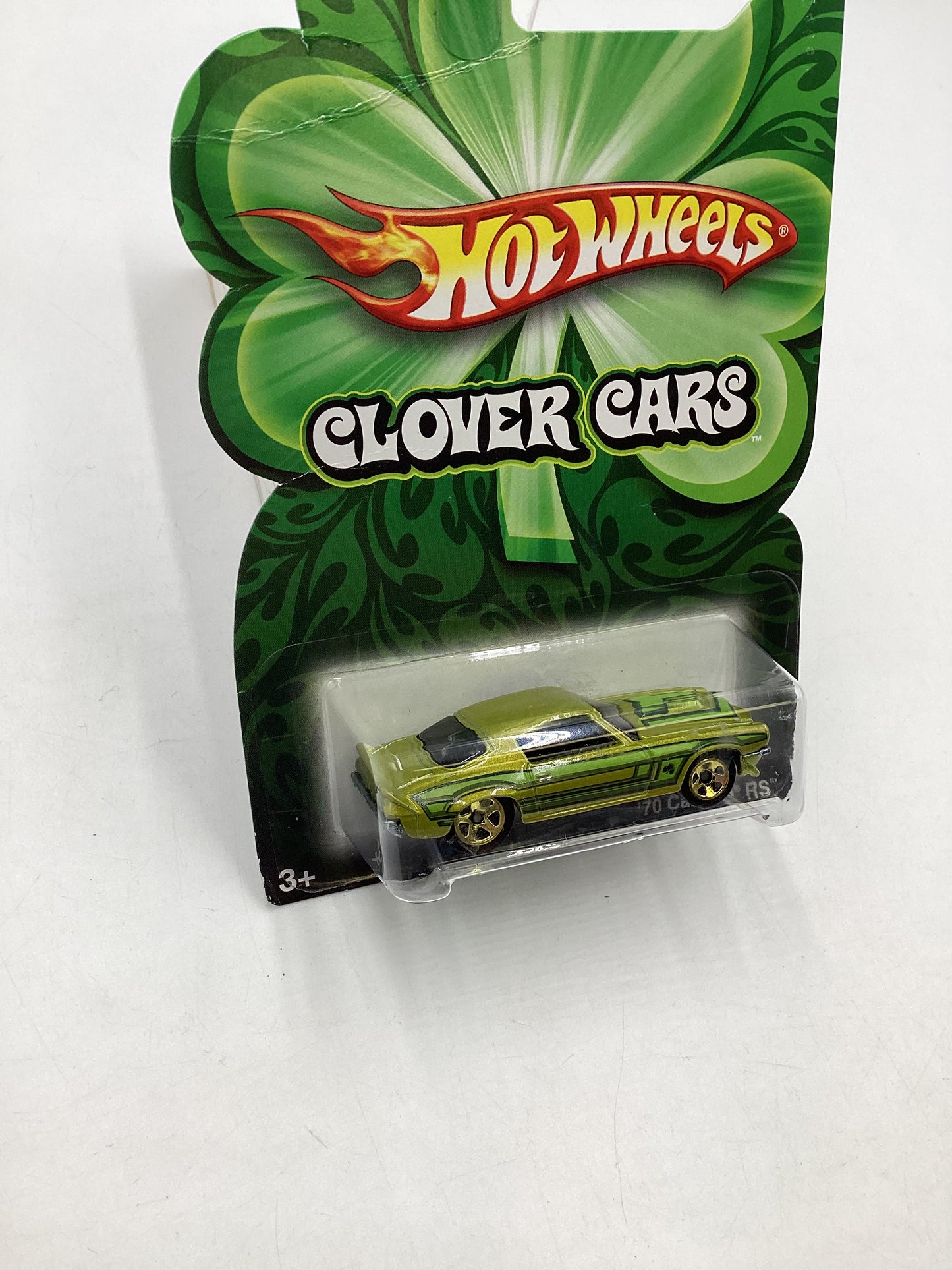 2009 Hot Wheels Clover Cars 70 Camaro RS Bad Card 152i