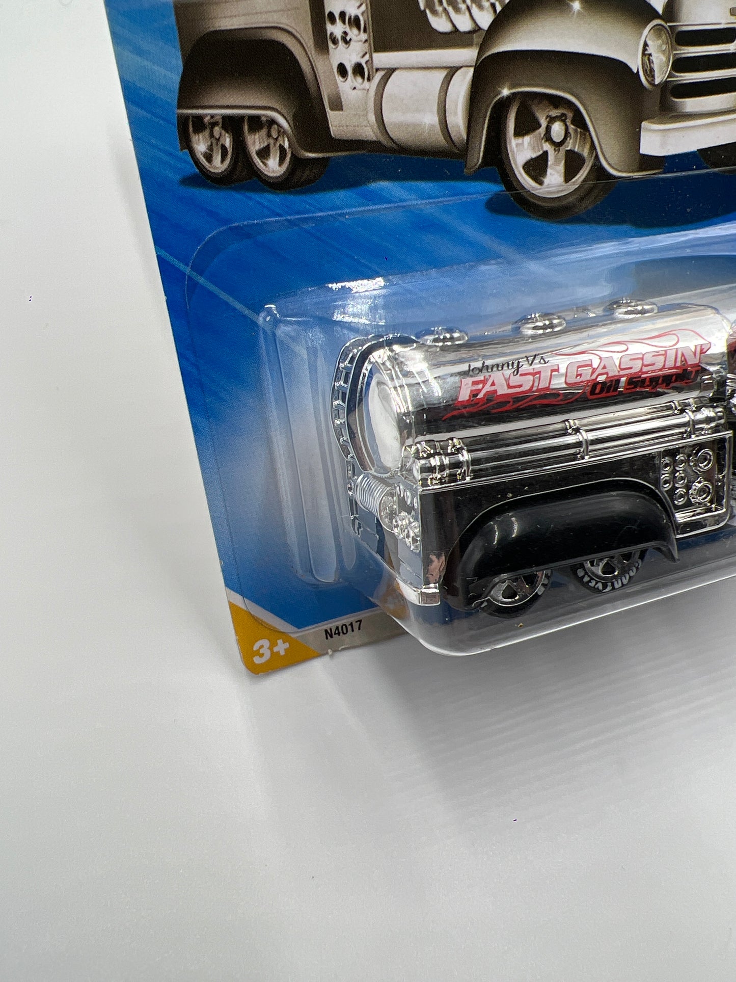 2009 Hot Wheels New Models Walmart Exclusive #14 Fast Gassin White Goodyear Tires 235B