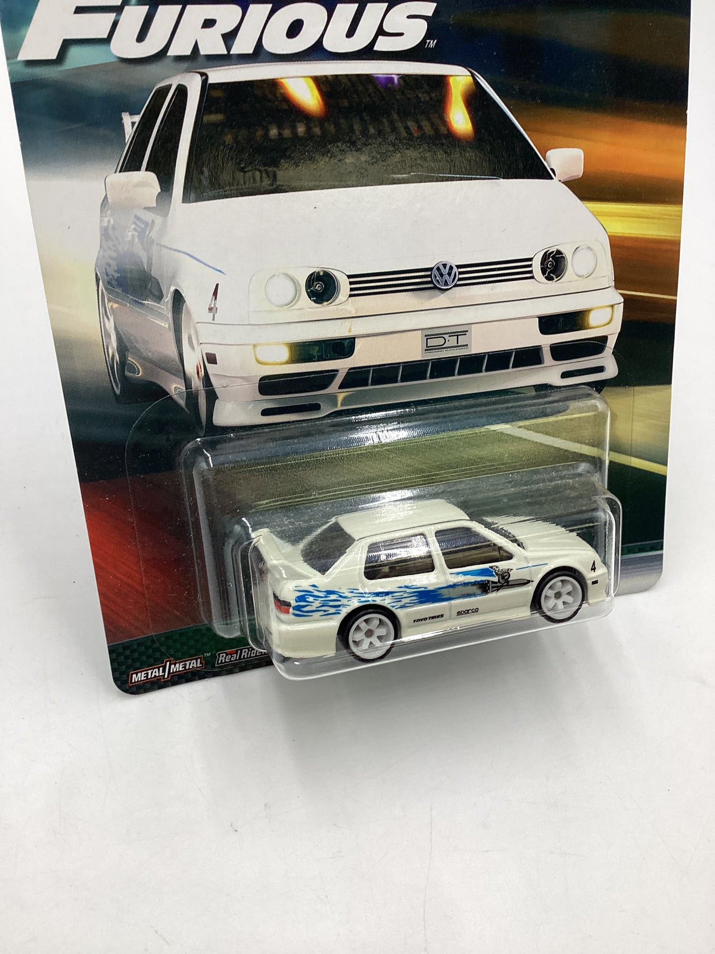 Hot Wheels Fast and furious Original Fast 4/5 #4 Volkswagen Jetta MK3 W/ protector