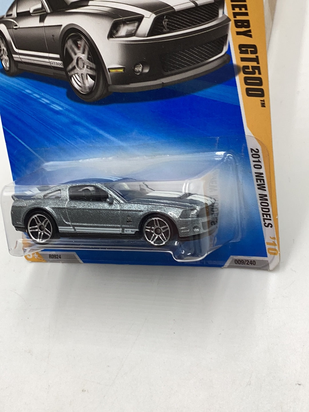 2010 Hot wheels #9 10 Ford Shelby GT500 silver