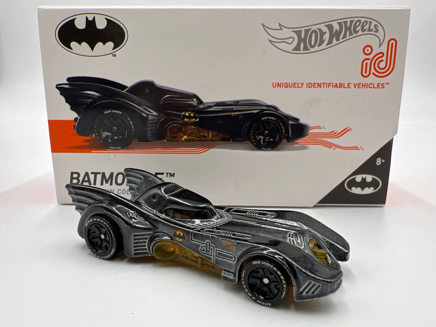 Hot Wheels iD Batman Series 1 #5 Batmobile Black Opened