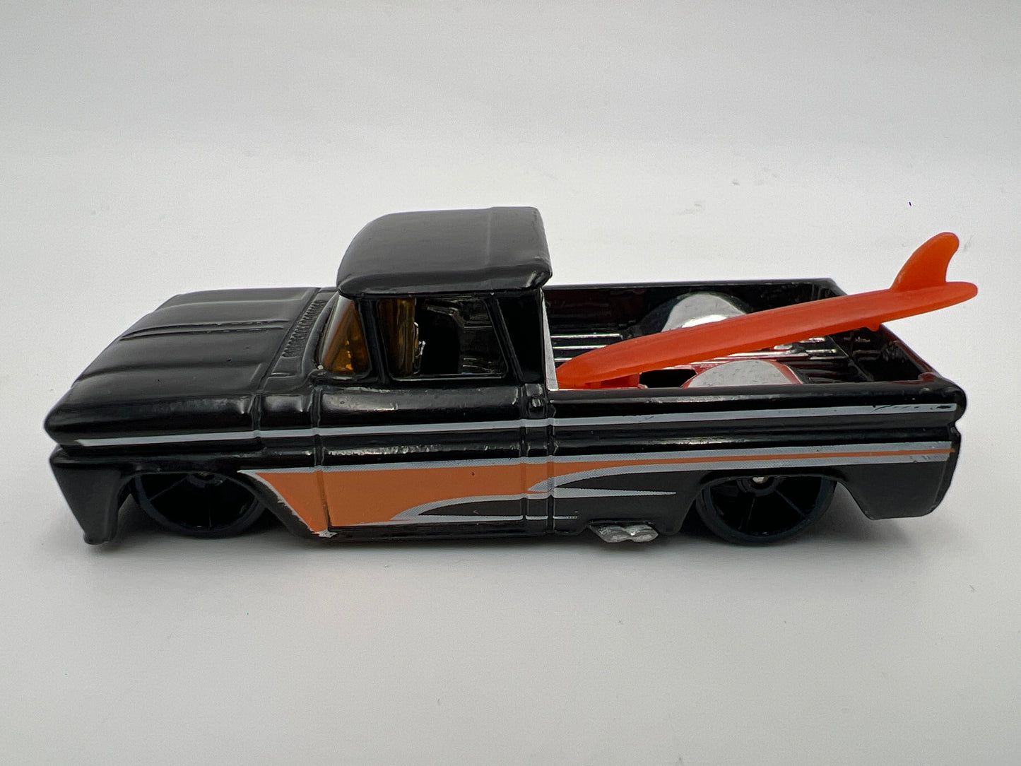 2008 Hot Wheels New Models Custom 62 Chevy Pickup Black Loose