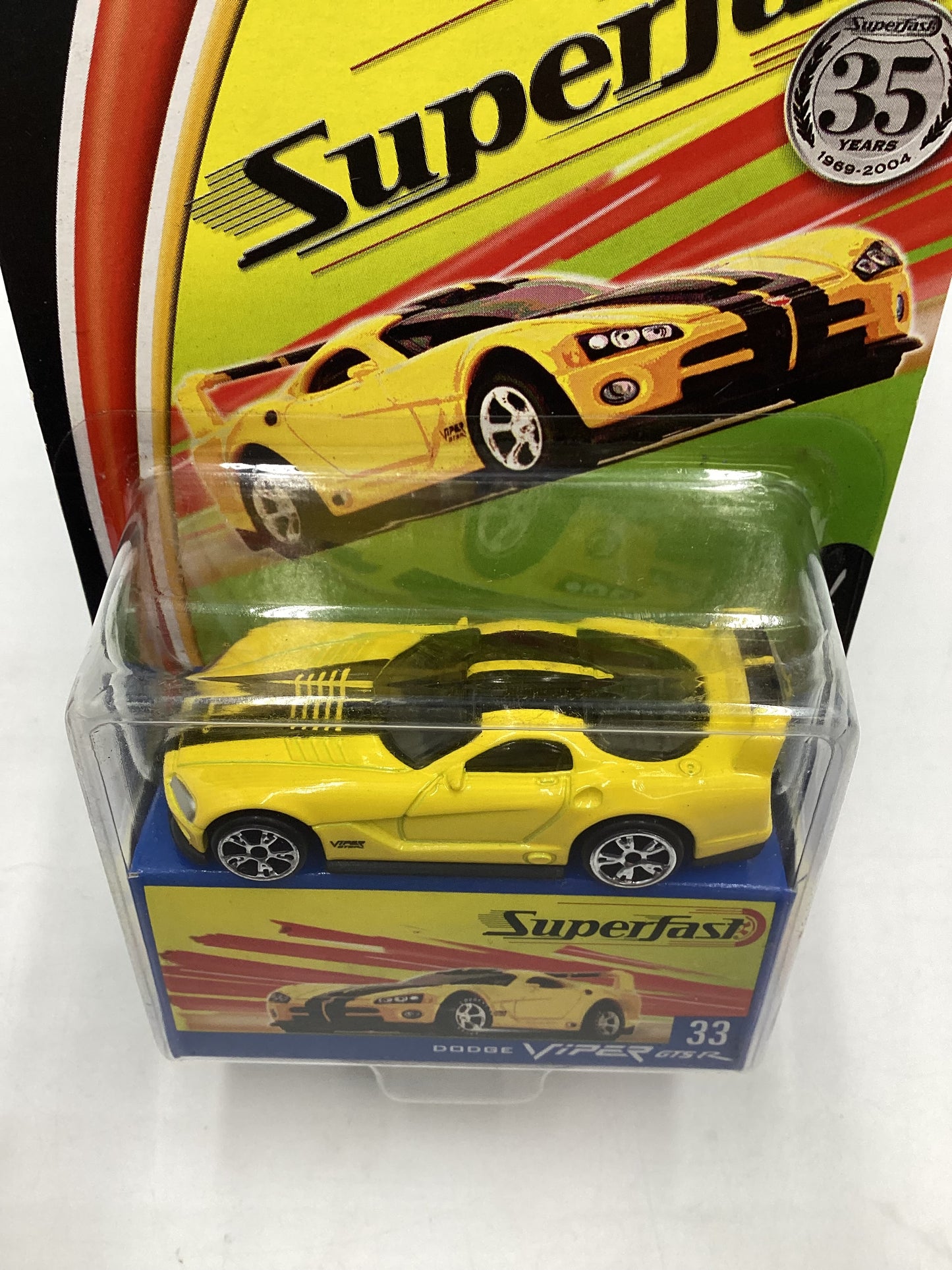 Matchbox Superfast #33 Dodge Viper GTSR Yellow 170G