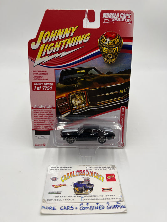 Johnny Lightning Muscle Cars U.S.A Class of 1971 Release 2 Version B 1971 Chevy Chevelle SS 454 Tuxedo Black 229E