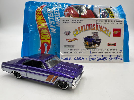 2015 Hot Wheels Mystery Models Series 1 #8 66 Chevy Nova Purple