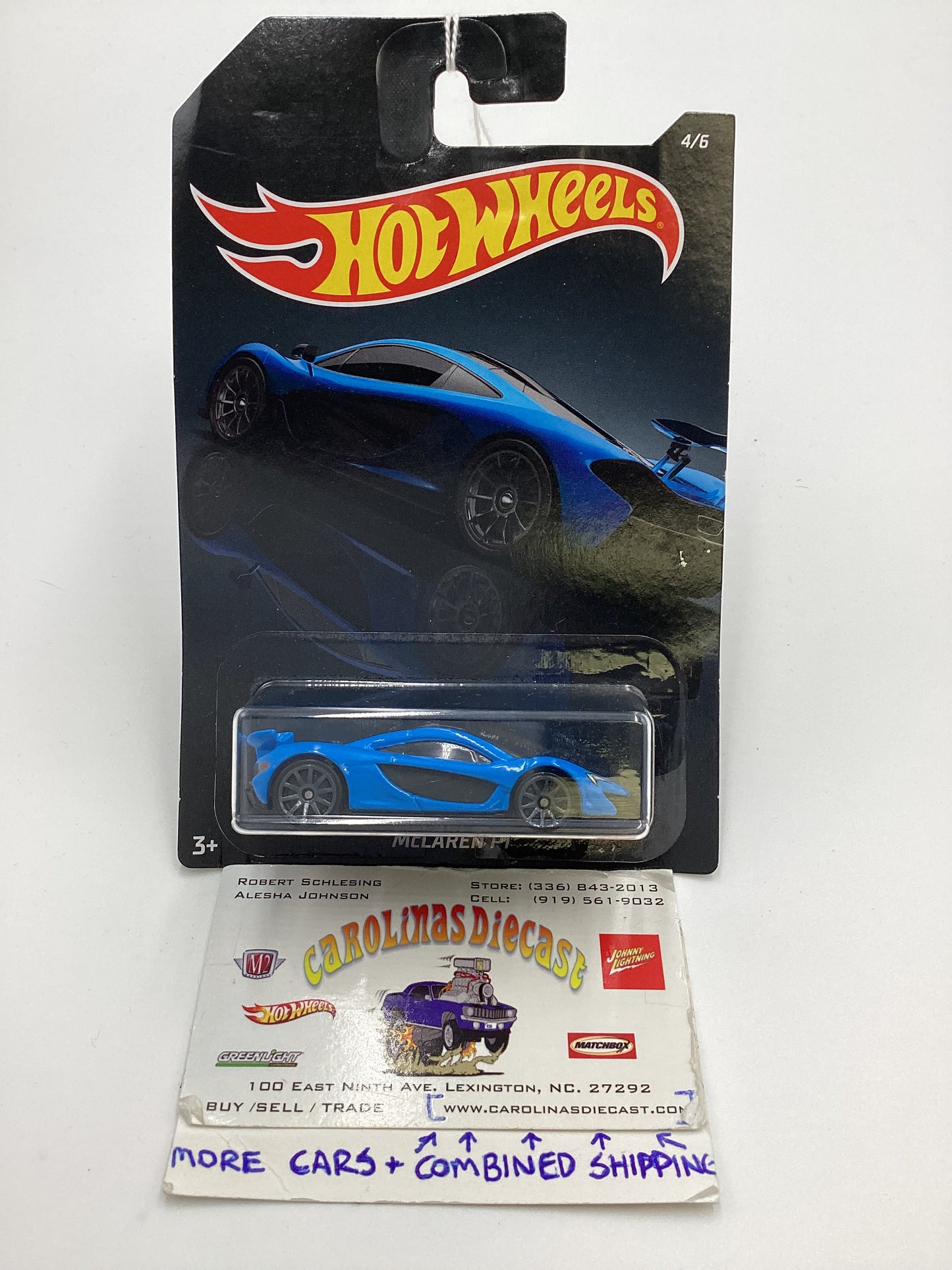 2019 Hot Wheels Exotics Series #4 McLaren P1 154A