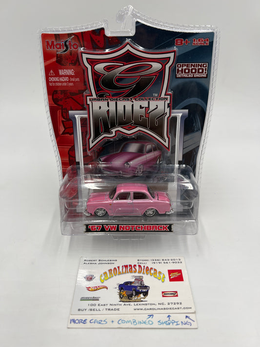 Maisto G Ridez 67 VW Notchback Pink 188A