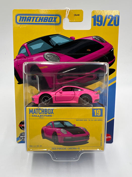 2025 Matchbox Collectors #19 2020 Porsche Carrera 4S Pink 169K