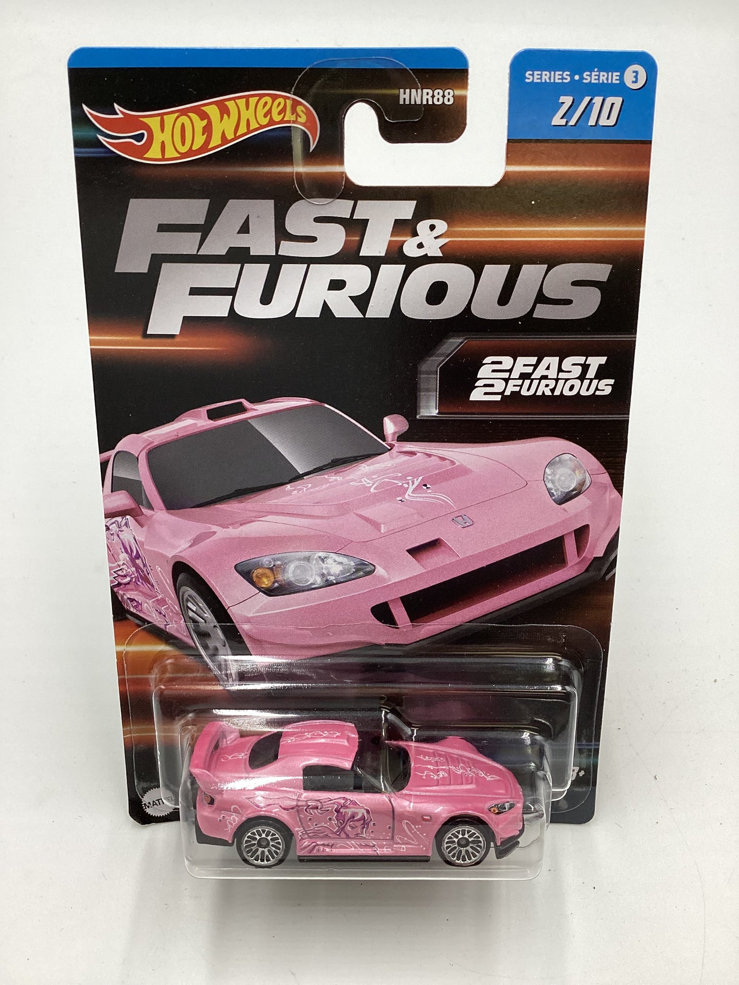 2023 Hot Wheels Fast and Furious Series 3  #2 Honda S2000 Pink W/ protector
