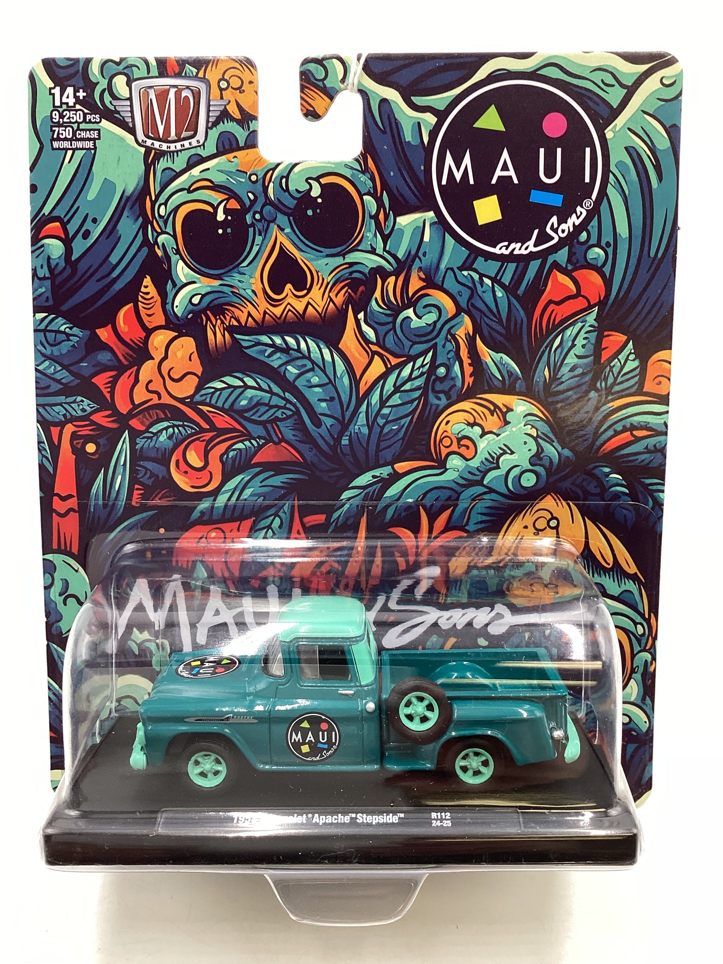 M2 Machines Maui and Sons 1958 Chevrolet Apache Stepside R112 188A