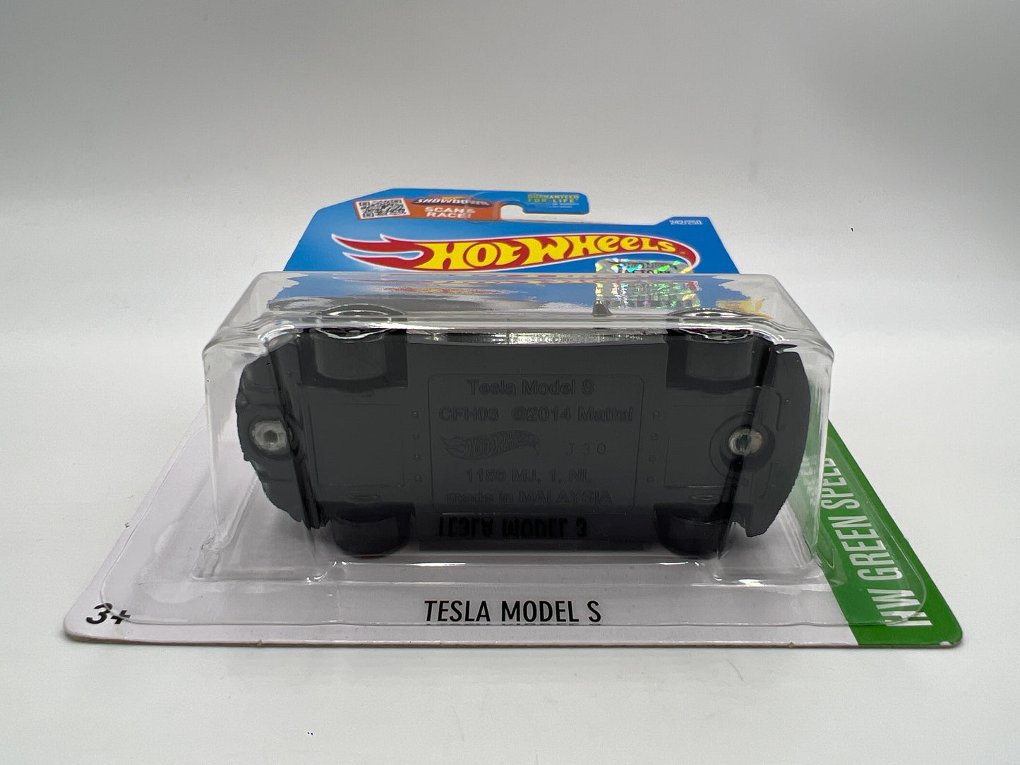 2016 Hot Wheels Factory Sealed Walmart Zamac #242 Tesla Model S W/Protector