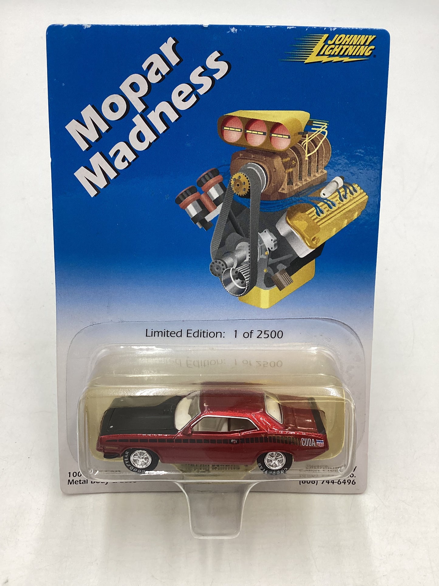 Johnny Lightning Mopar Madness 70 Cuda Red 1/2500 190E