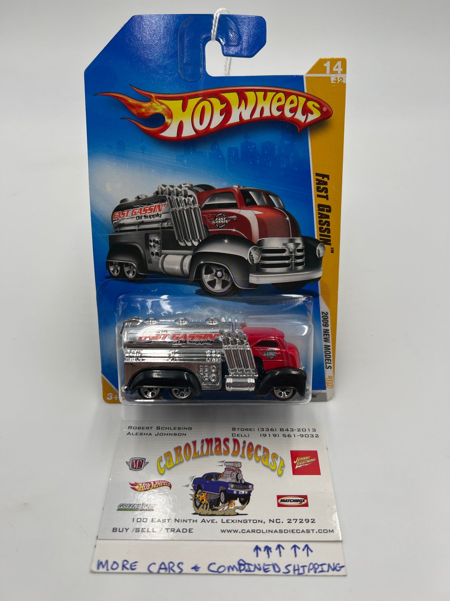 2009 Hot Wheels New Models #14 Fast Gassin Red aa4