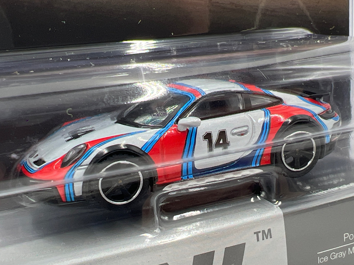 Mini GT #964 Porsche 911 Dakar Ice Gray Metallic Rally 1978