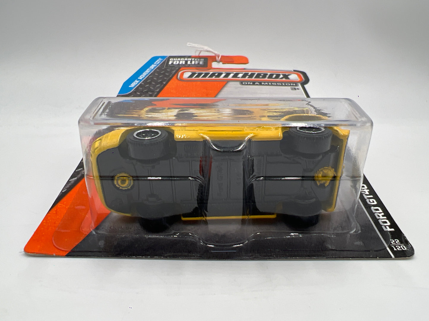 Matchbox Adventure City #22 Ford GT40 Yellow 206C