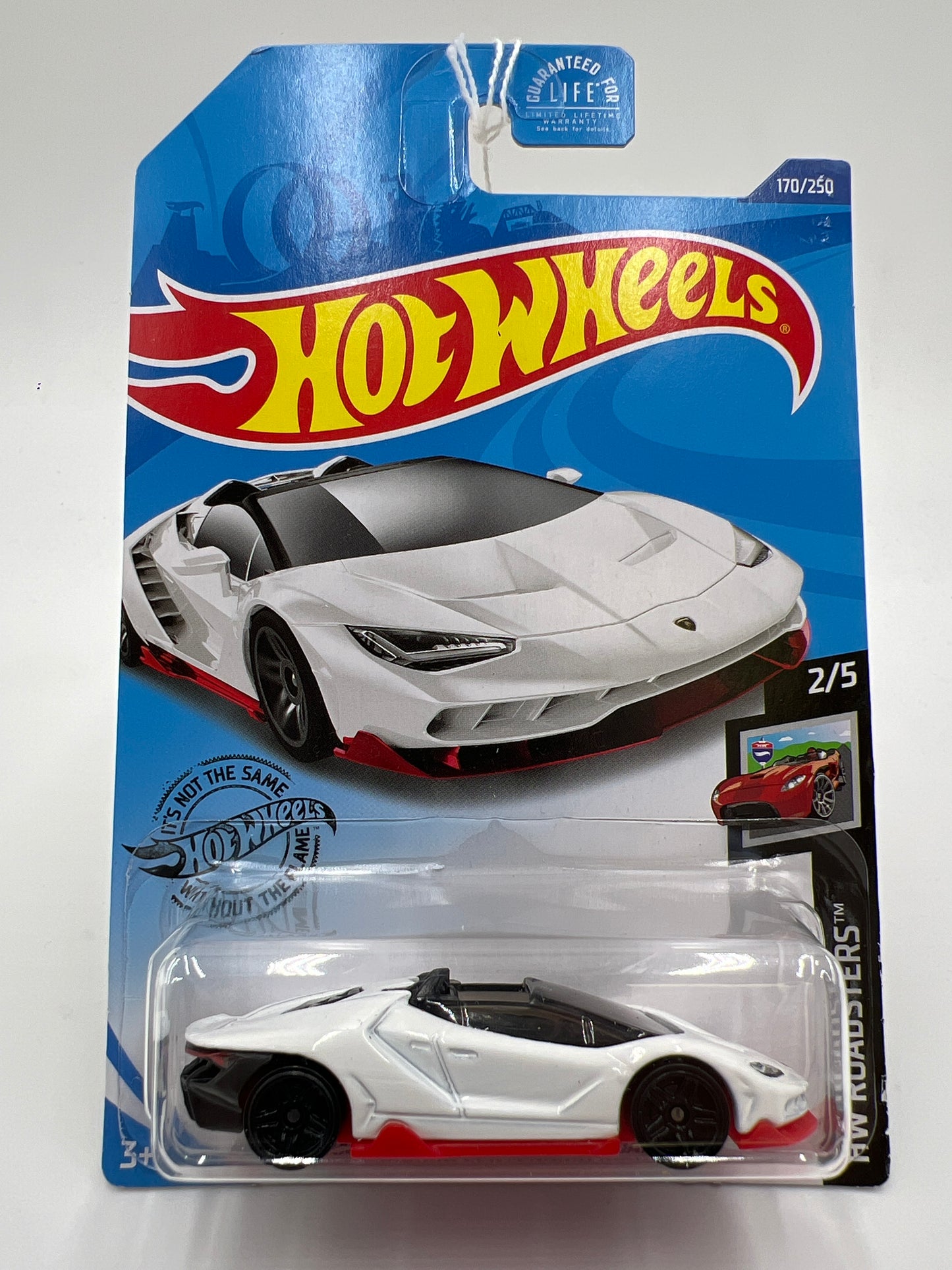 2020 Hot Wheels HW Roadsters #170 16 Lamborghini Centenario Roadster White 101G