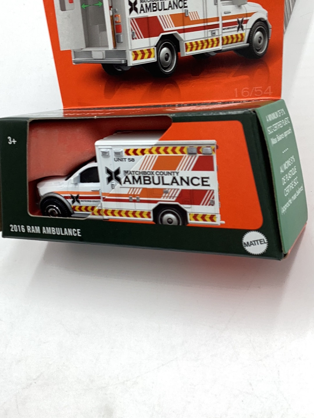 2024 Matchbox Moving Parts 2016 Ram Ambulance 169E