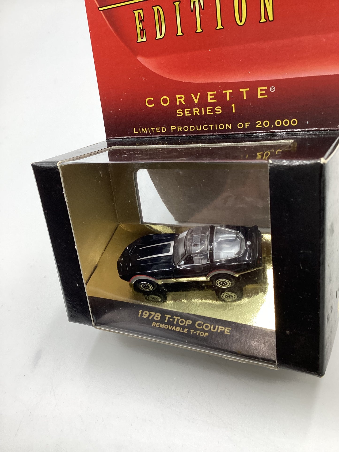 Micro Machines Collectors Edition Corvette Series 1 1978 T-Top Coupe Black 1/20000 SR