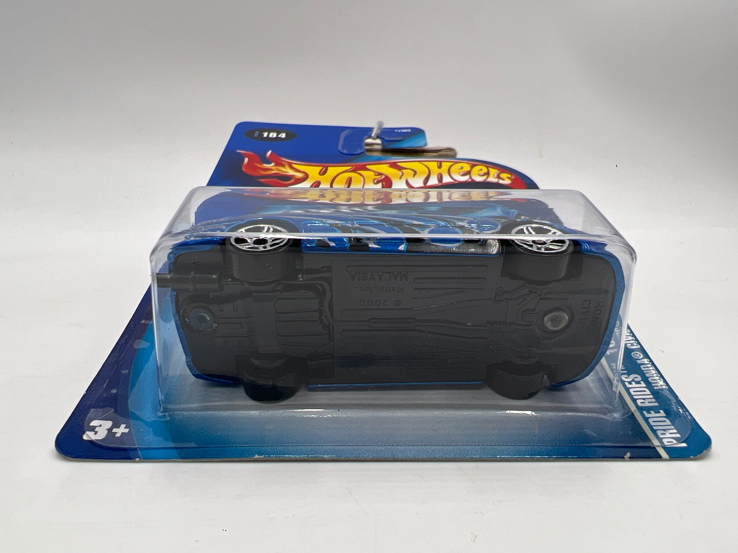 2003 Hot Wheels Pride Rides #184 Honda Civic Blue 78A