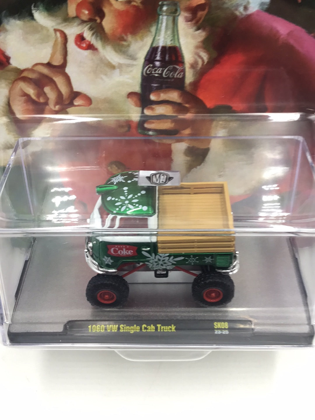 2023 M2 MACHINES Christmas Coca Cola 1960 VW Single Cab Truck SK08