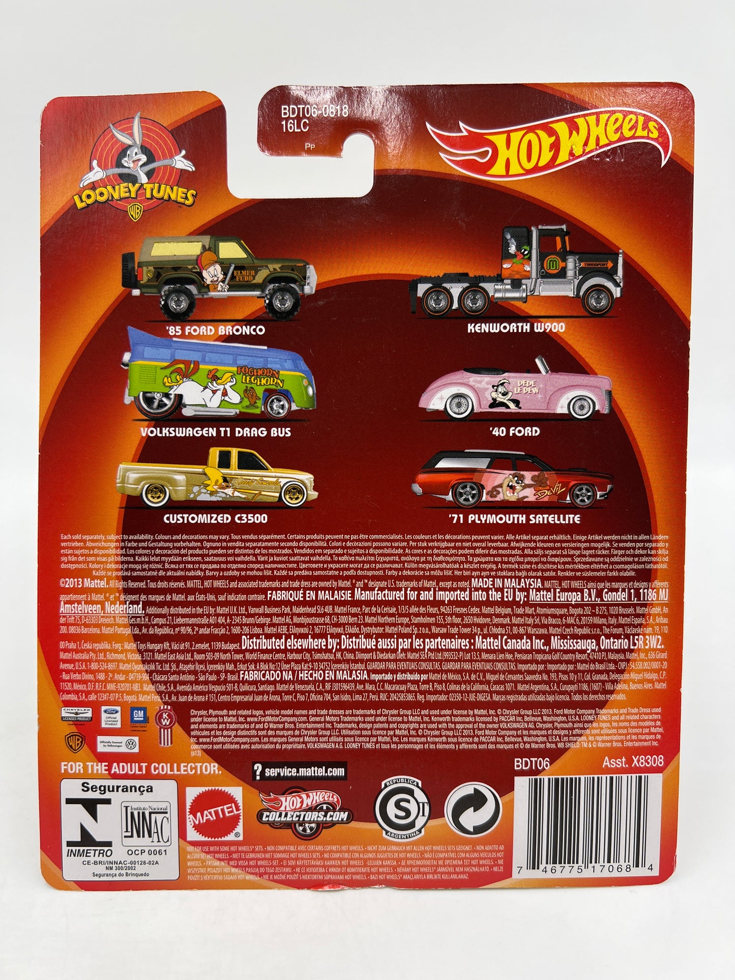 Hot Wheels Premium Looney Tunes Customized C3500 W/Protector