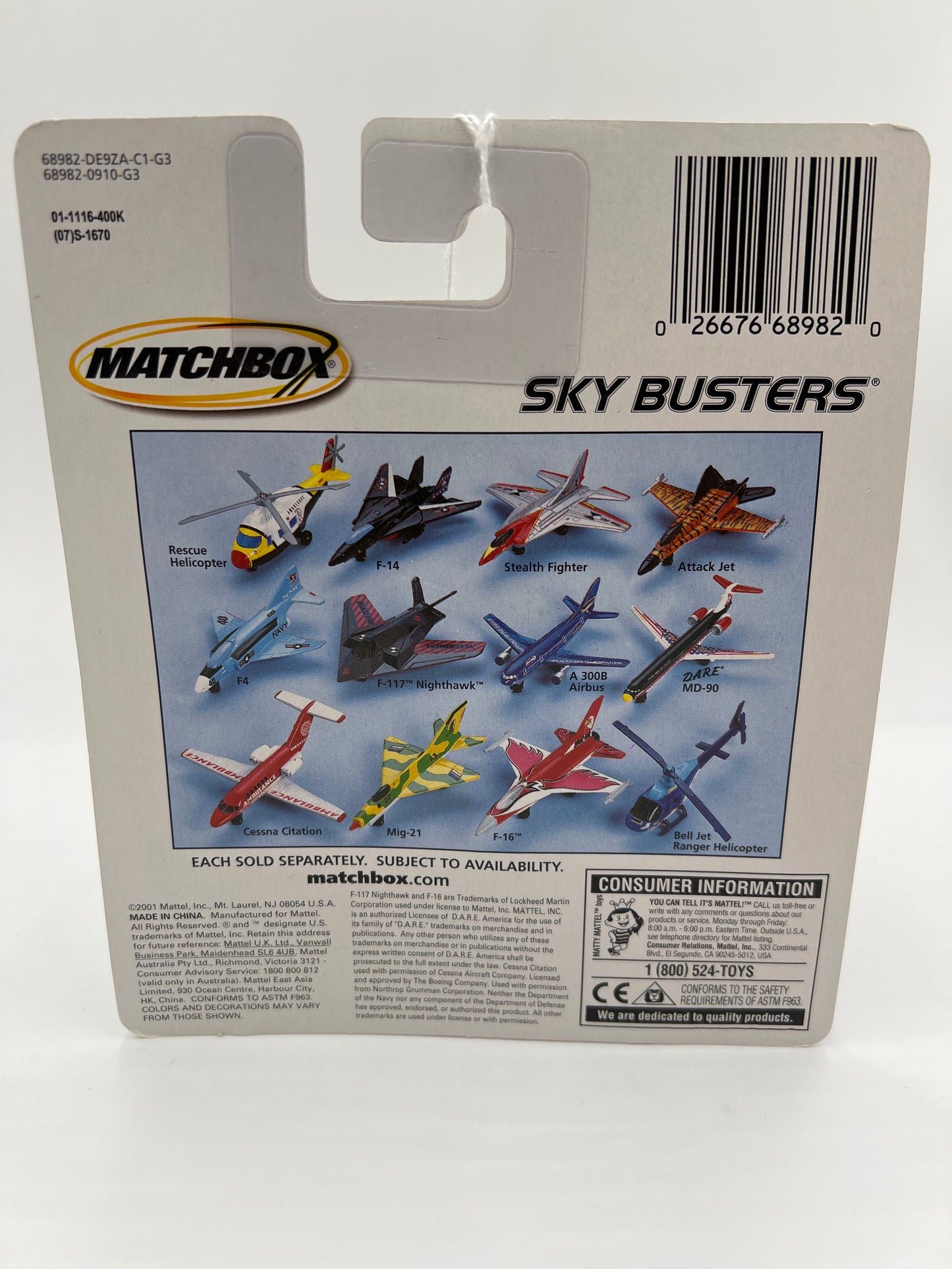 Matchbox Sky Busters Bell Jet Ranger Helicopter Police Blue
