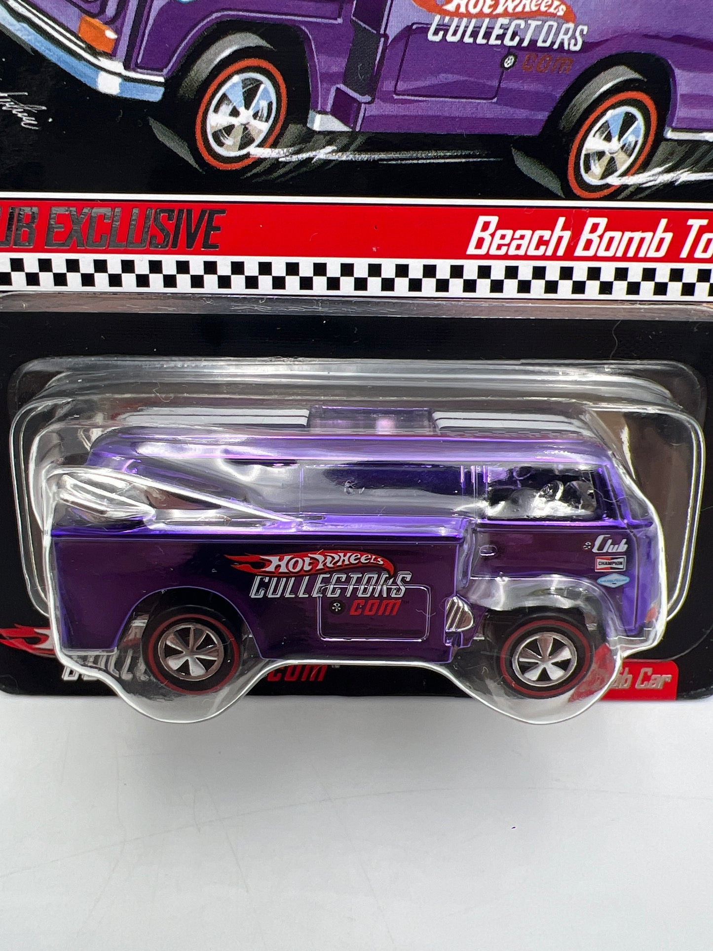 2006 Hot Wheels RLC Exclusive #2584/7000 Beach Bomb Too Purple W/Protector & Button