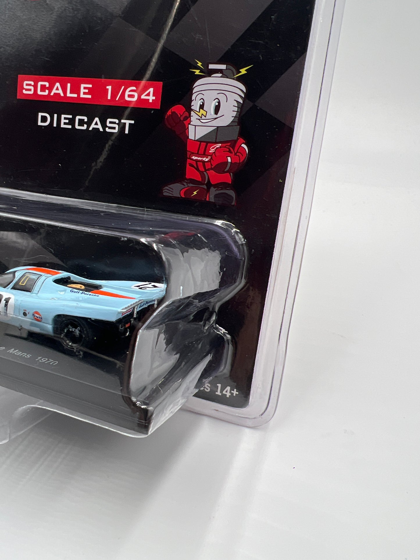 Sparky Scale 1/64 Diecast Gulf #21 Porsche 917 K Le Mans 170 VHTF Wheel Error