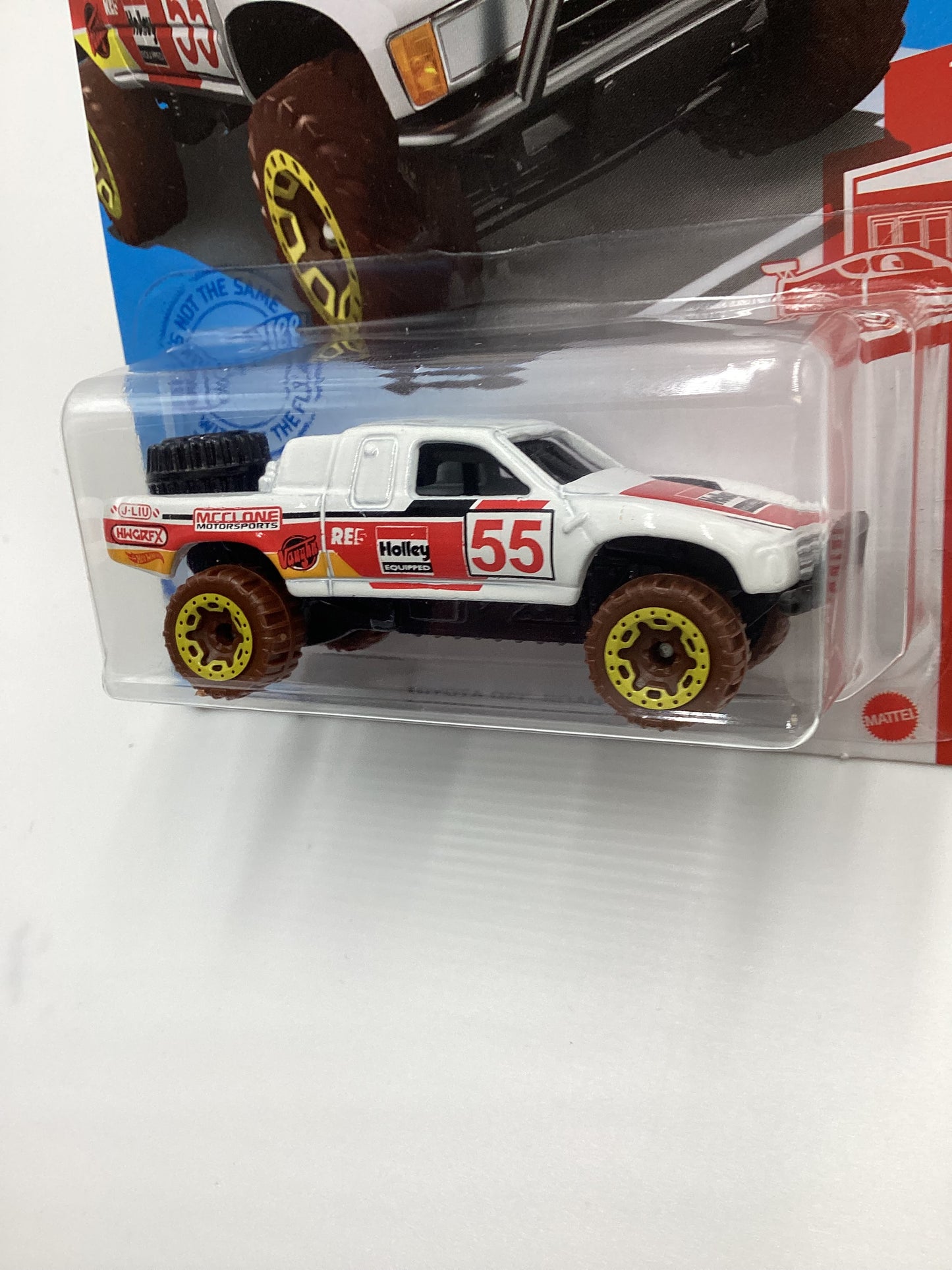 2021 Hot Wheels #4 Toyota Off Road Truck White Target Red Edition