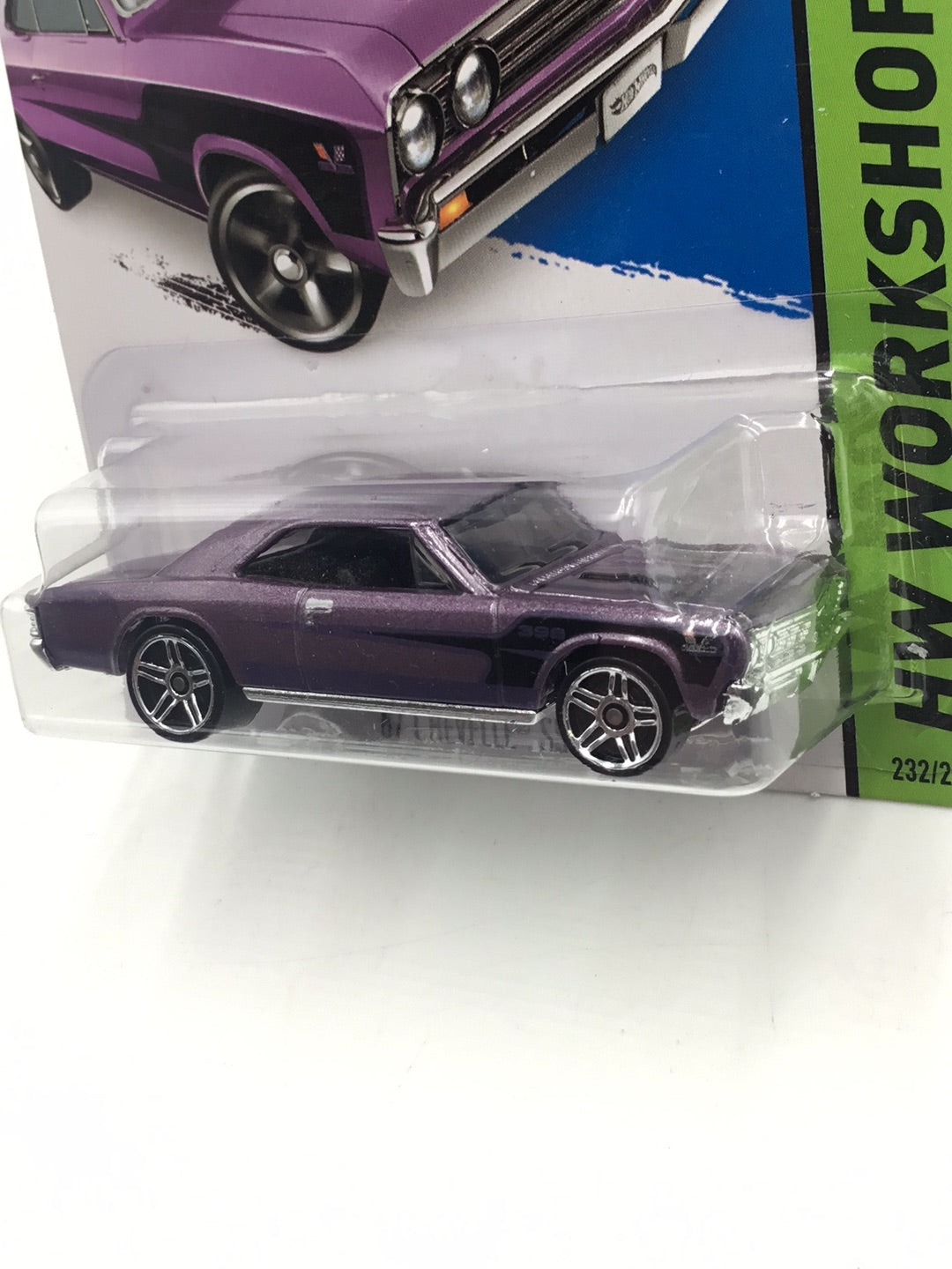 2014 hot wheels #232 67 Chevelle SS 396 W2