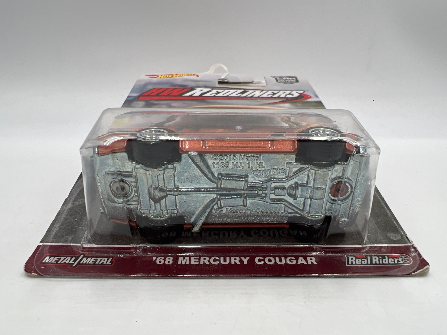 Hot Wheels Premium Redliners #1 68 Mercury Cougar Copper Cracked Blister 242H