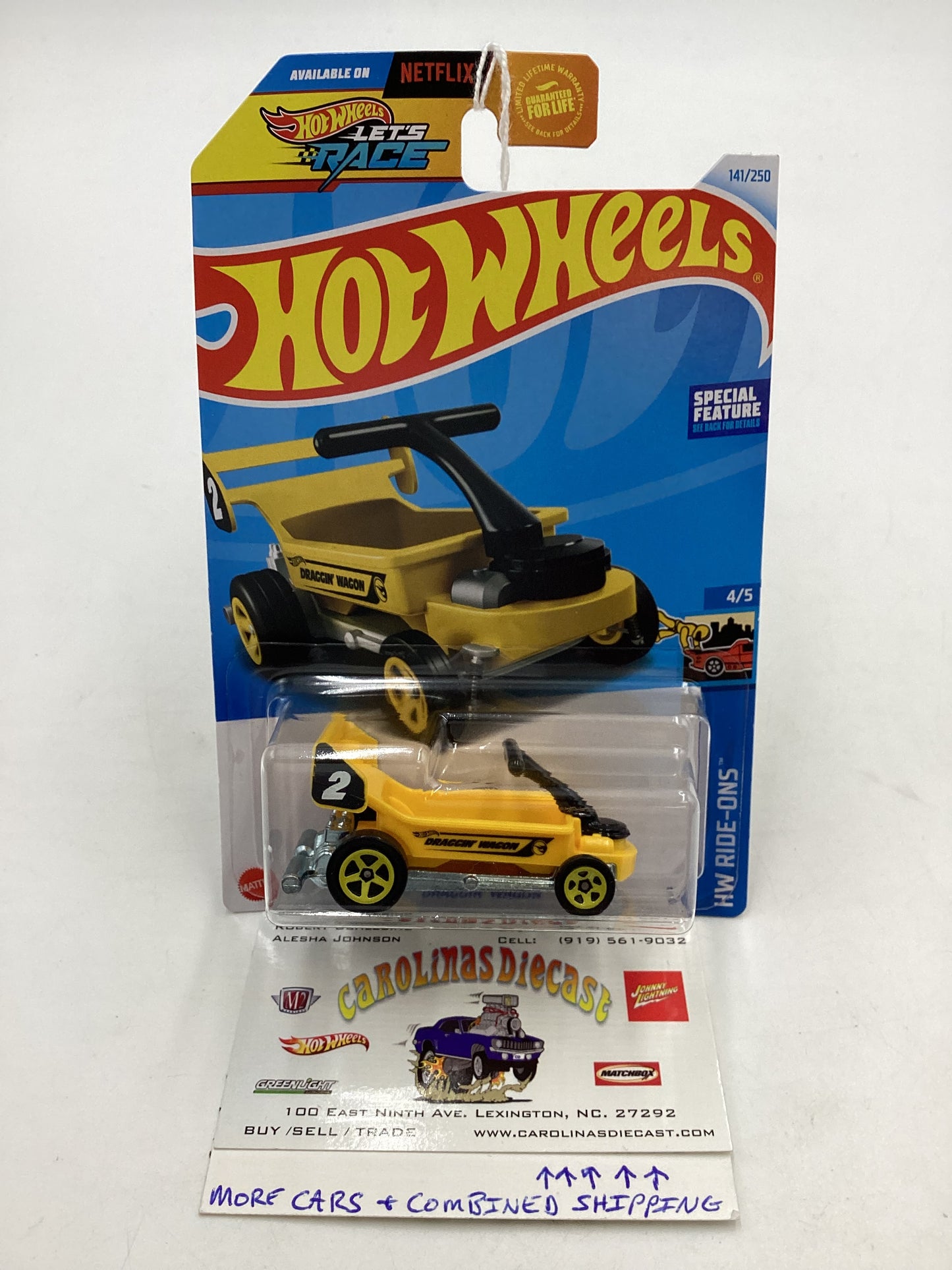 2024 Hot Wheels #141 Draggin Wagon Treasure Hunt 277M