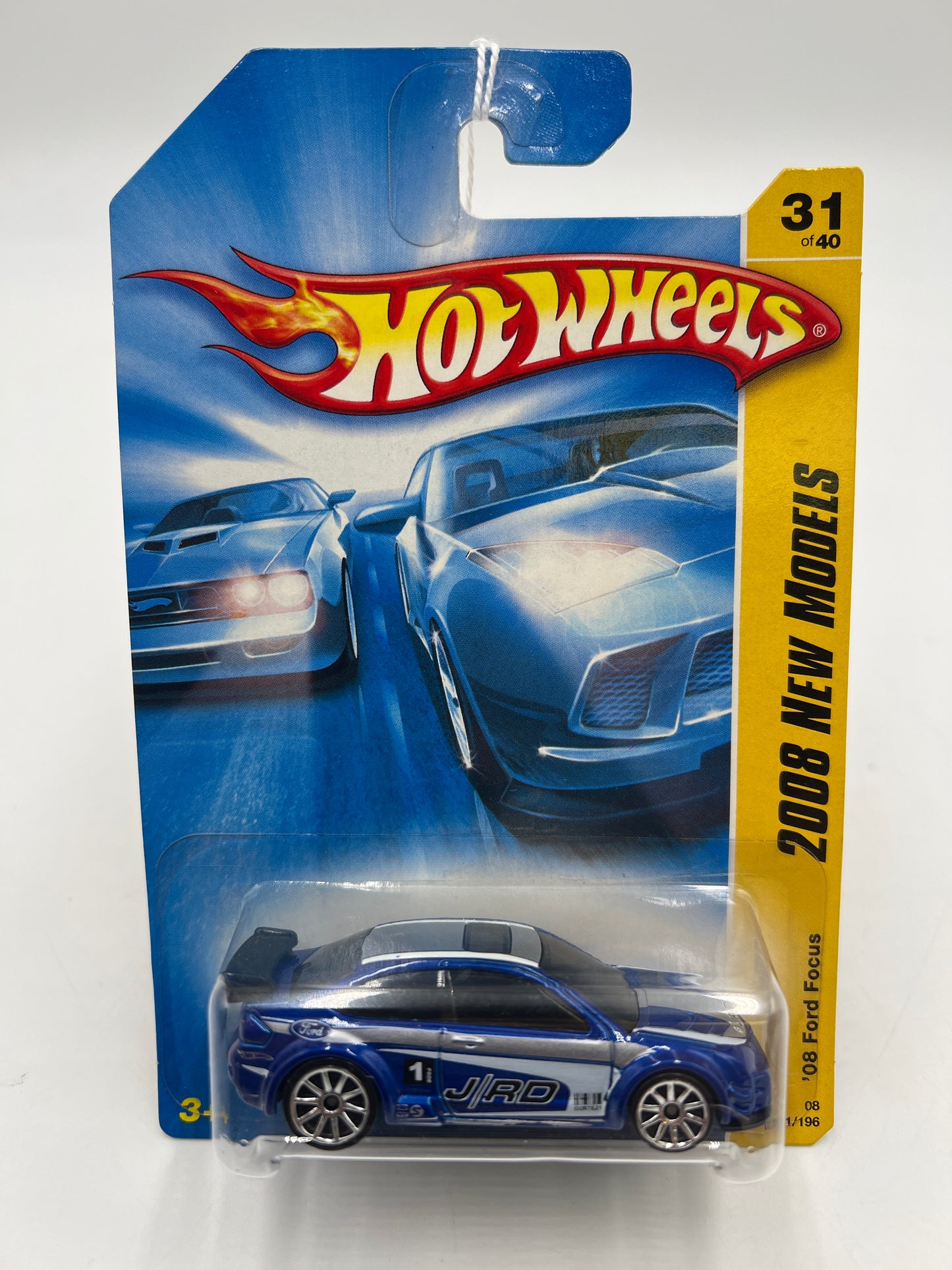 2008 Hot Wheels New Models #31 08 Ford Focus Blue 24A