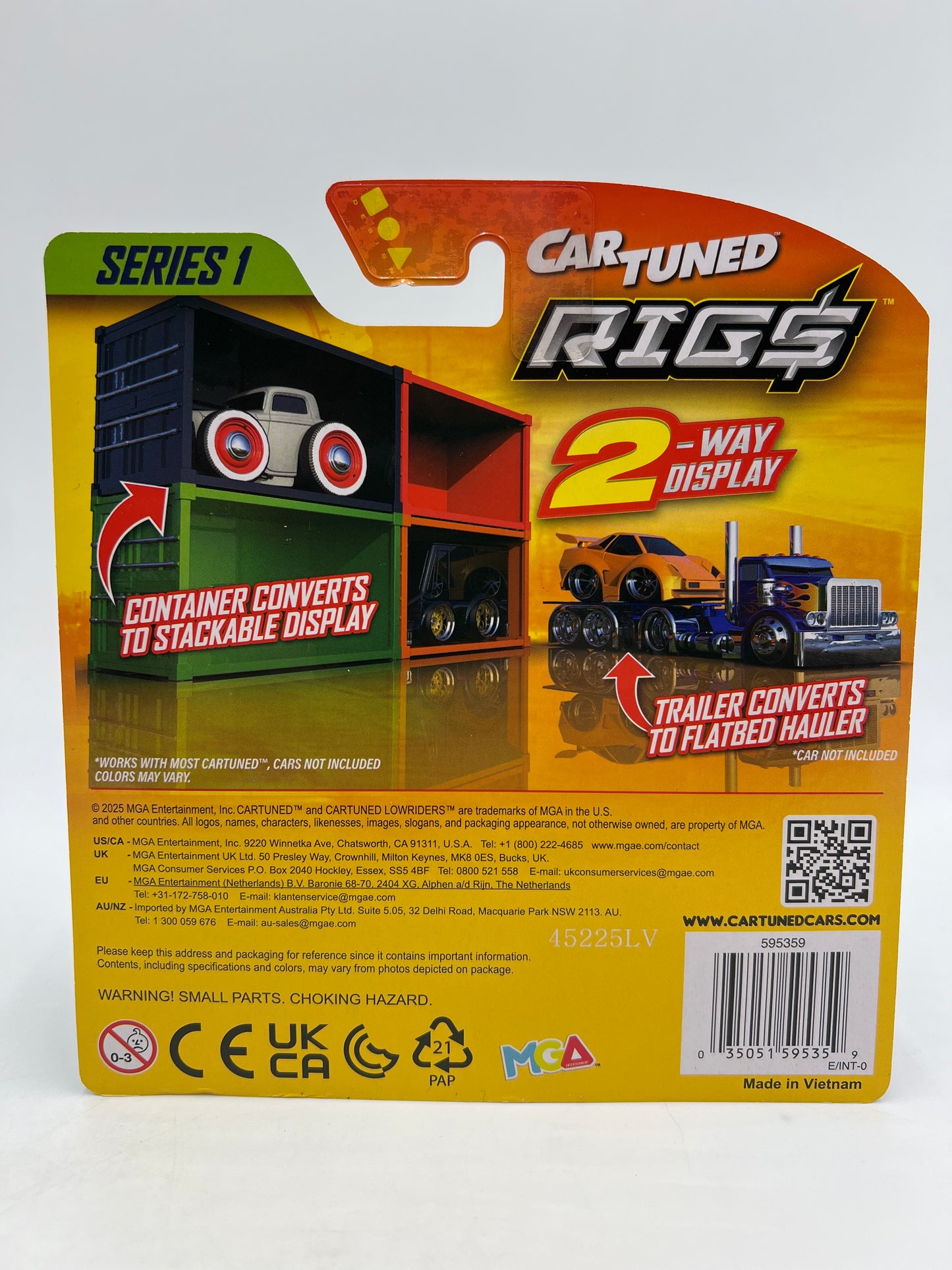 MGA Car Tuned Rigs Series 1 #3 Sneaky Pete Blue Container 183i